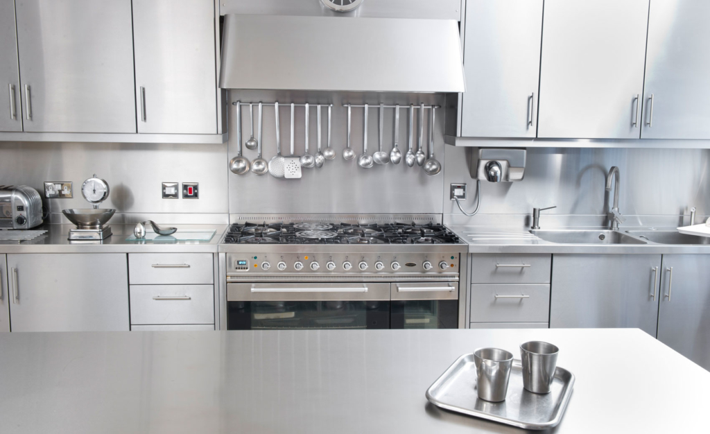 kitchen worktops stainless steel from Cavendish Equipment