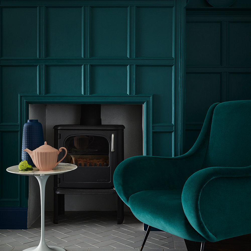 choosing paint colours Little Greene Mid Azure 2