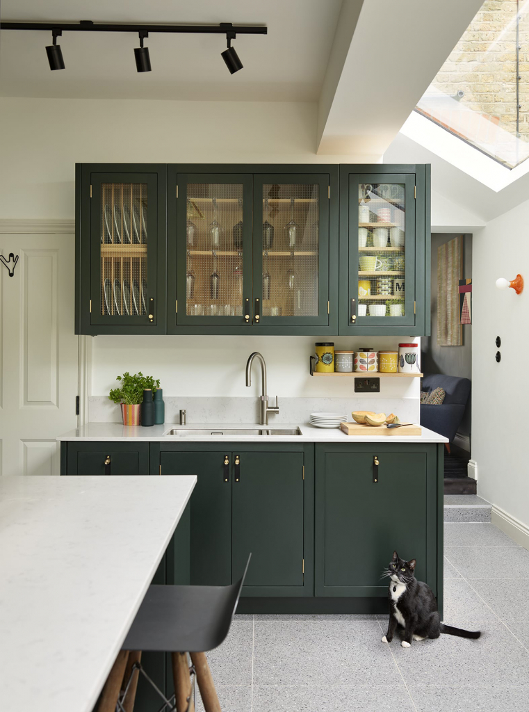 Davenport colourful kitchen in green