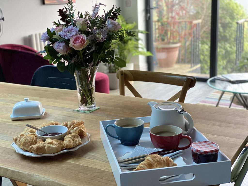 Breakfast scene in my kitchen