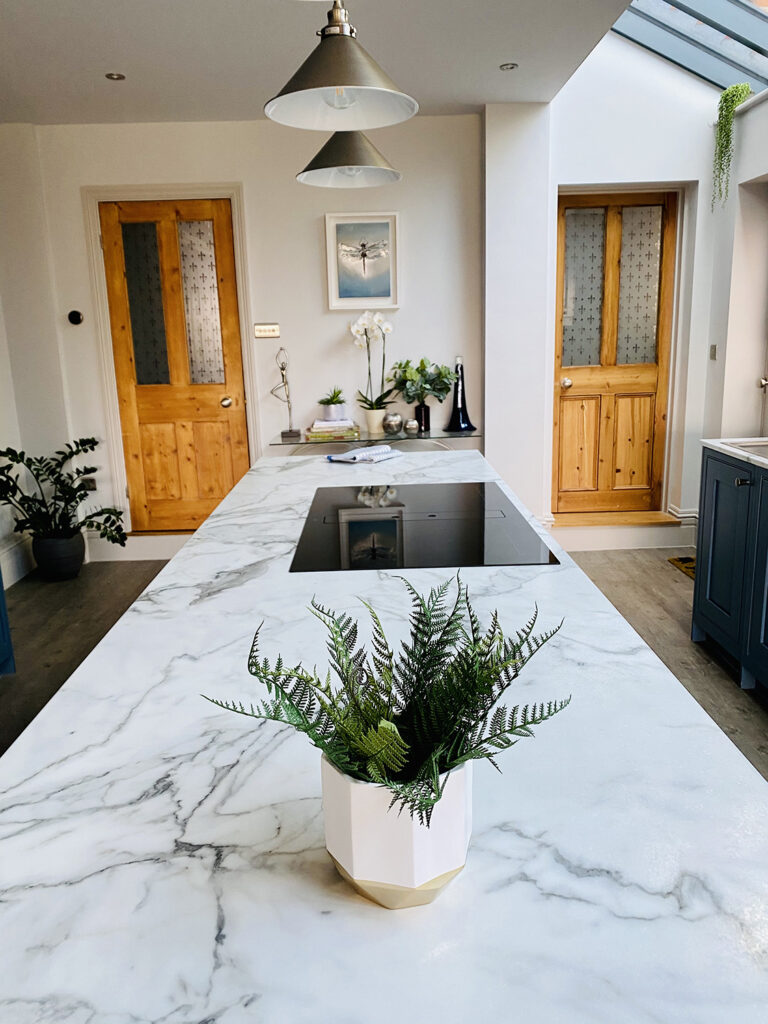 Kitchen makeover worktop