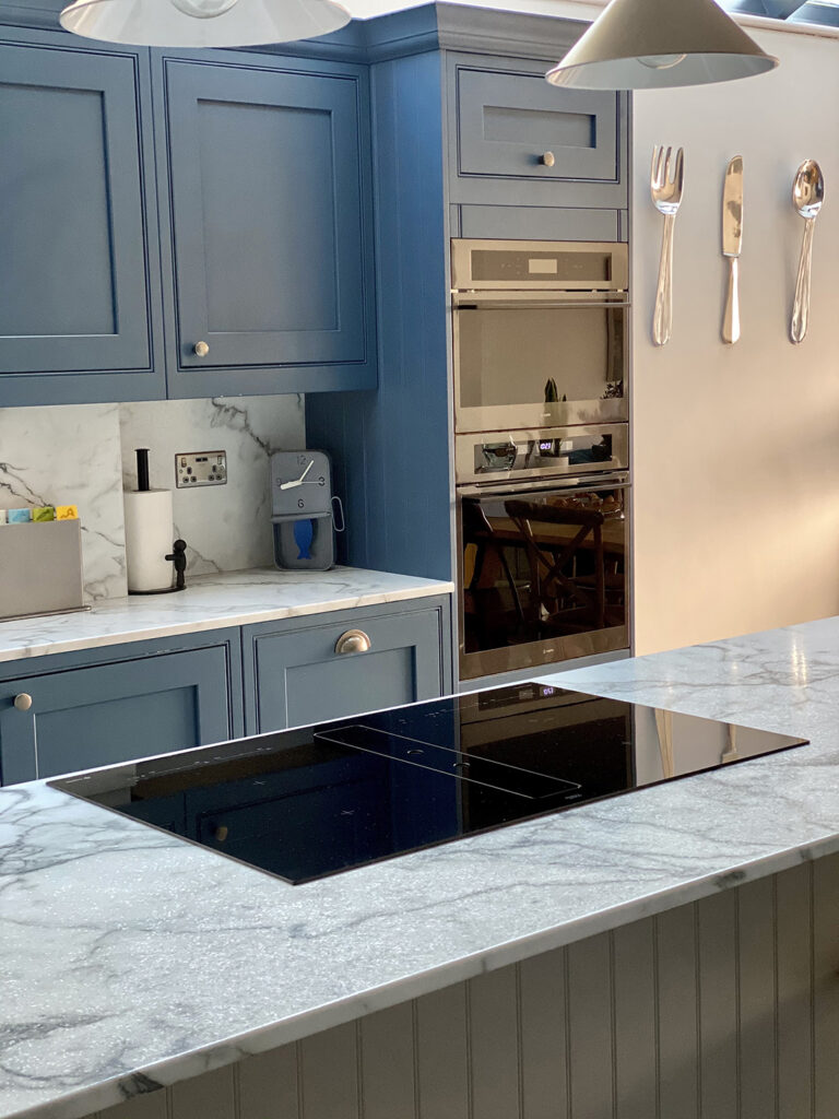 Built-in Caple ovens in new kitchen