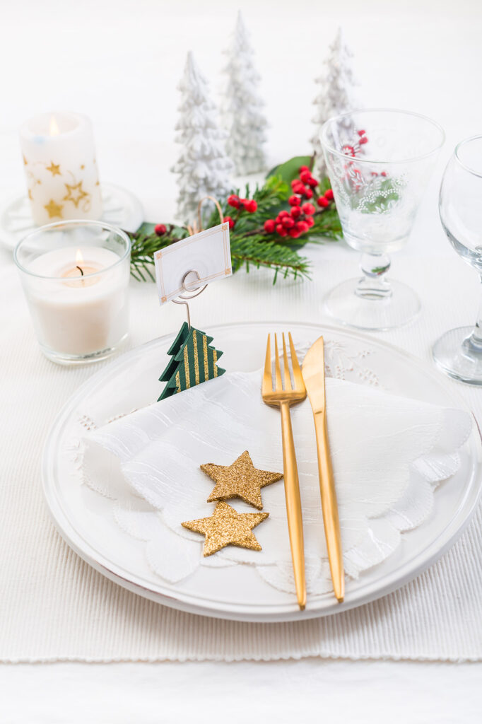 Christmas dinner ideas for vegetarians table setting